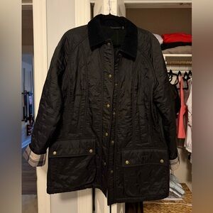 Barbour Black Beadnell Polarquilt Jacket
